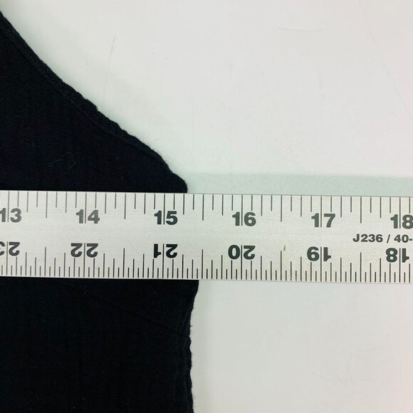 J.Nna Women's Crepe Button Down Square Neck Sleeveless Maxi Dress Size M - Picture 10 of 12